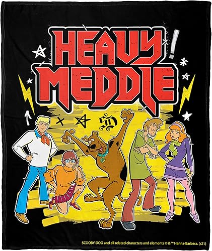 Northwest Scooby Doo - Manta de seda táctil, 50 x 60 pulgadas, mezcla pesada