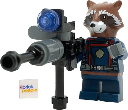 LEGO Marvel Superheroes Rocket Raccoon Minifigure with Blaster