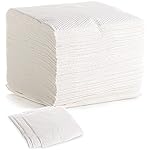 Elegant Lunch Napkins, 1-Ply, 12In X 12In, , White. Paper Napkins For Everyday Use. (pack of 100)