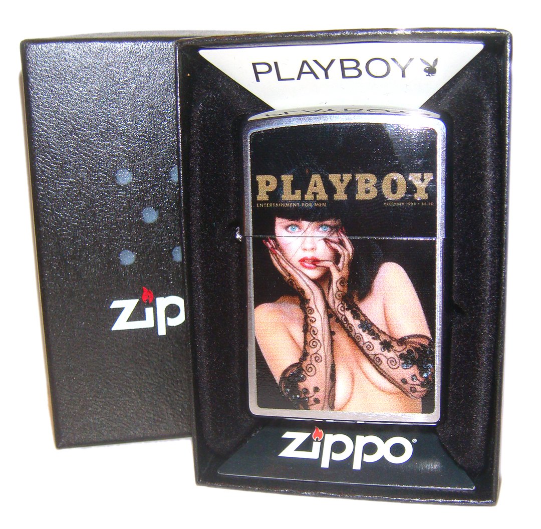 Zippo Lighter 1988 Playboy Magazine - Rare Edition