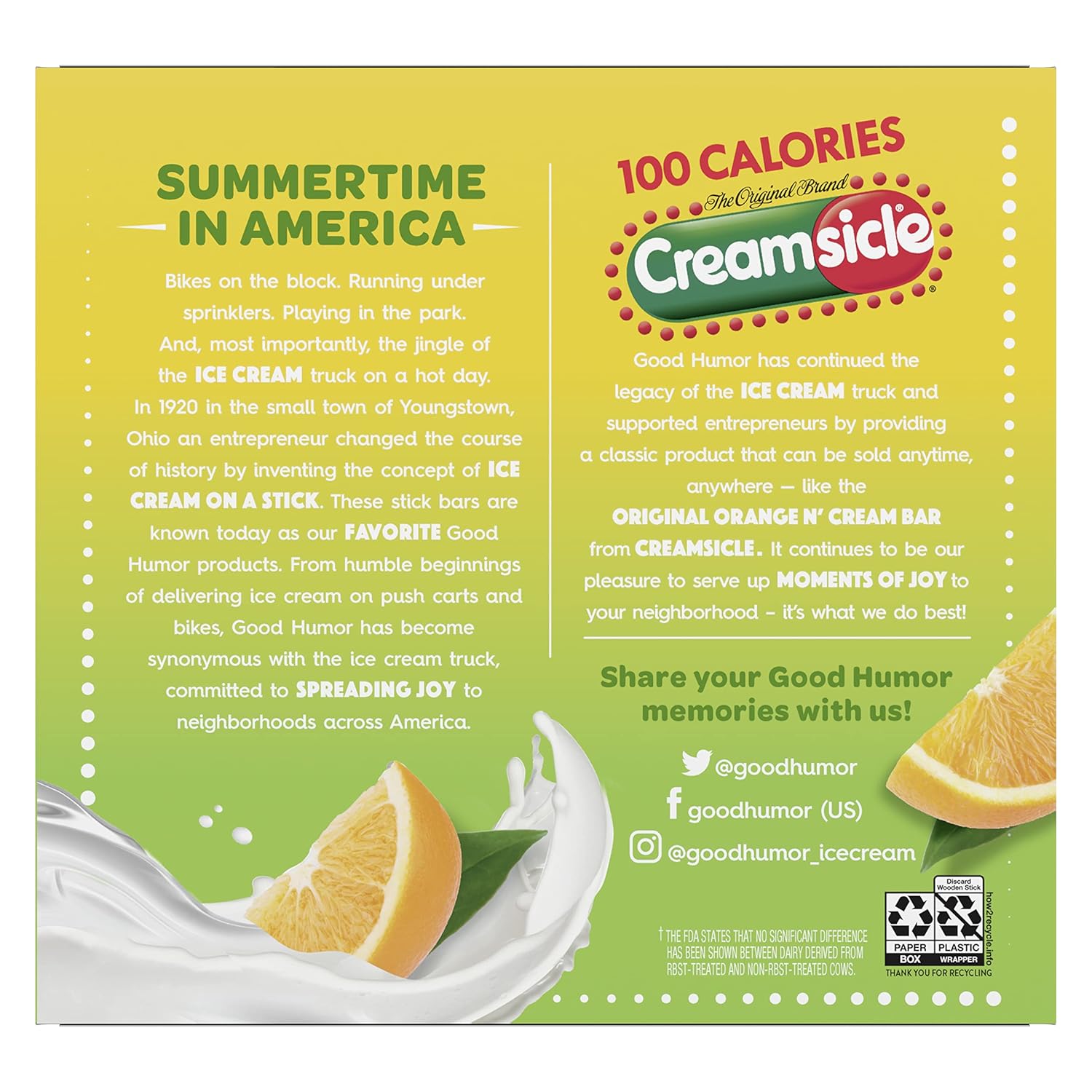 Buy Good Humor Ice Cream Bars For a Delicious Frozen Dessert Creamsicle