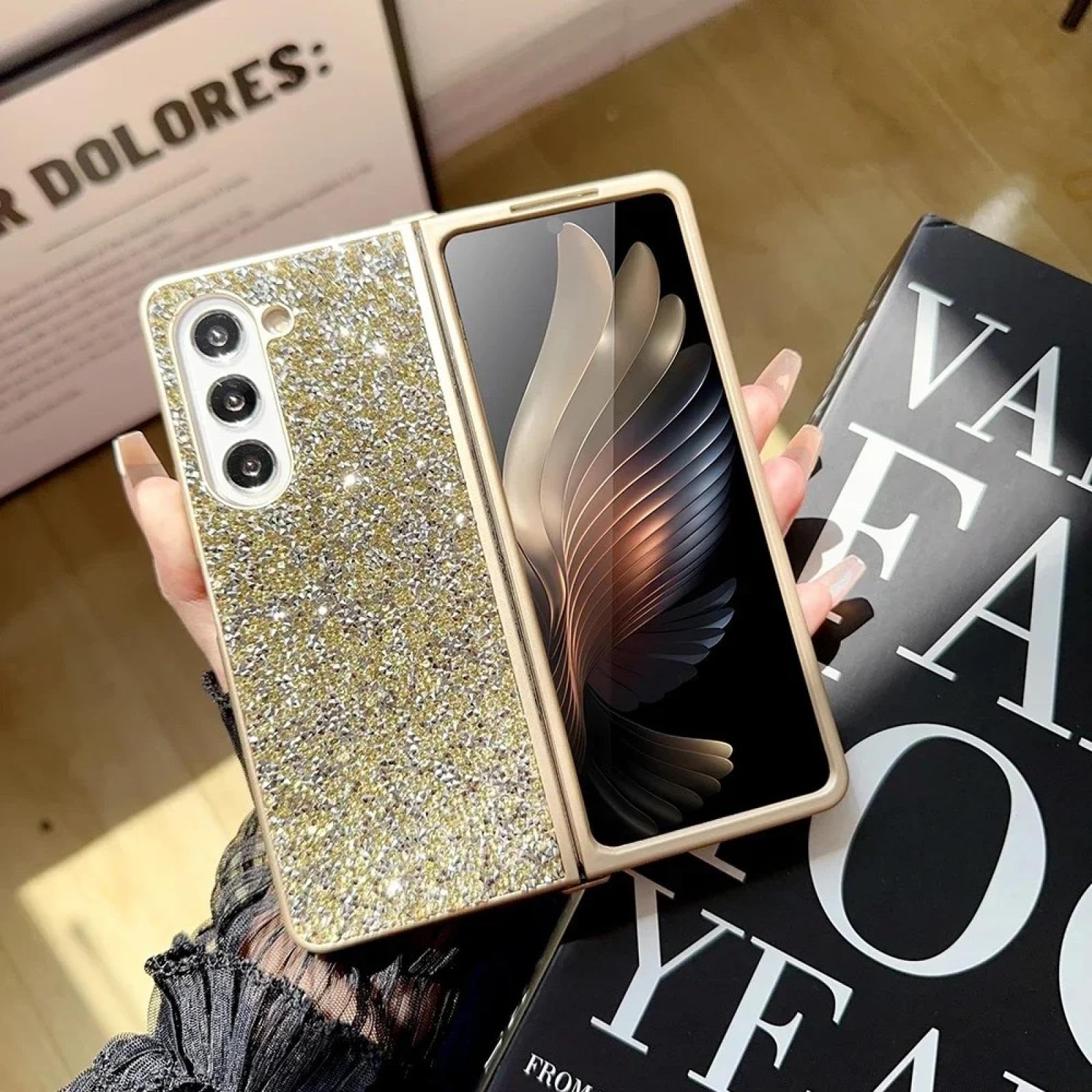 Coque pour Fold 3 antichoc dorée éliminant les risques de chutes et rayures