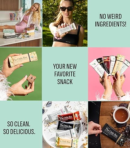 Miniatura 6 de Truvani Barrita de aperitivos veganos orgánicos, sin gluten, sin OMG, sin OMG, chocolate menta (1 paquete, 12 barras)