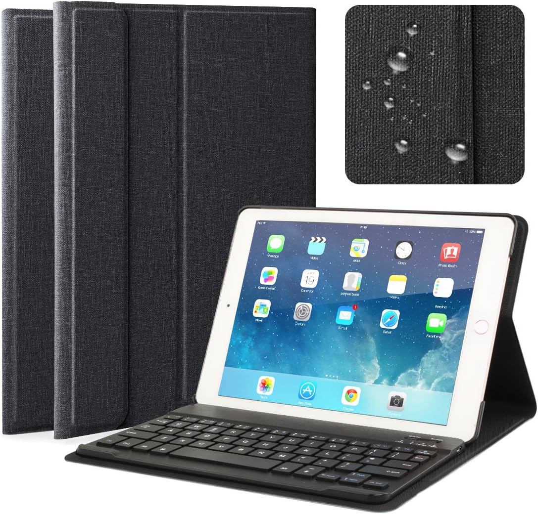 iPad Pro 9.7 / New iPad 9.7" 2017 / iPad Air/iPad Air 2 Keyboard Case