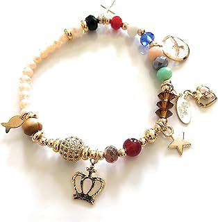 Story of Jesus Christ Life Stretch Charms Beads Journey of Faith Handmade Bracelet for Women