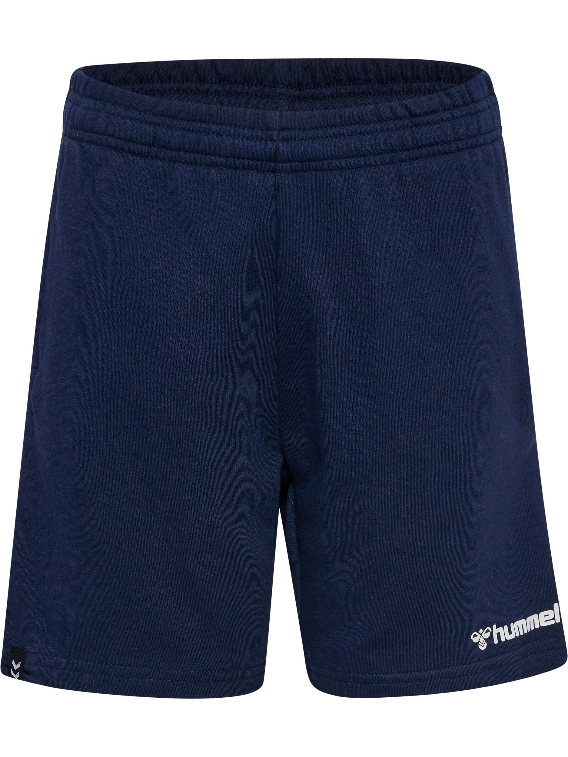 hmlMOVER Cotton Bermuda Shorts Kids, Marine, 164