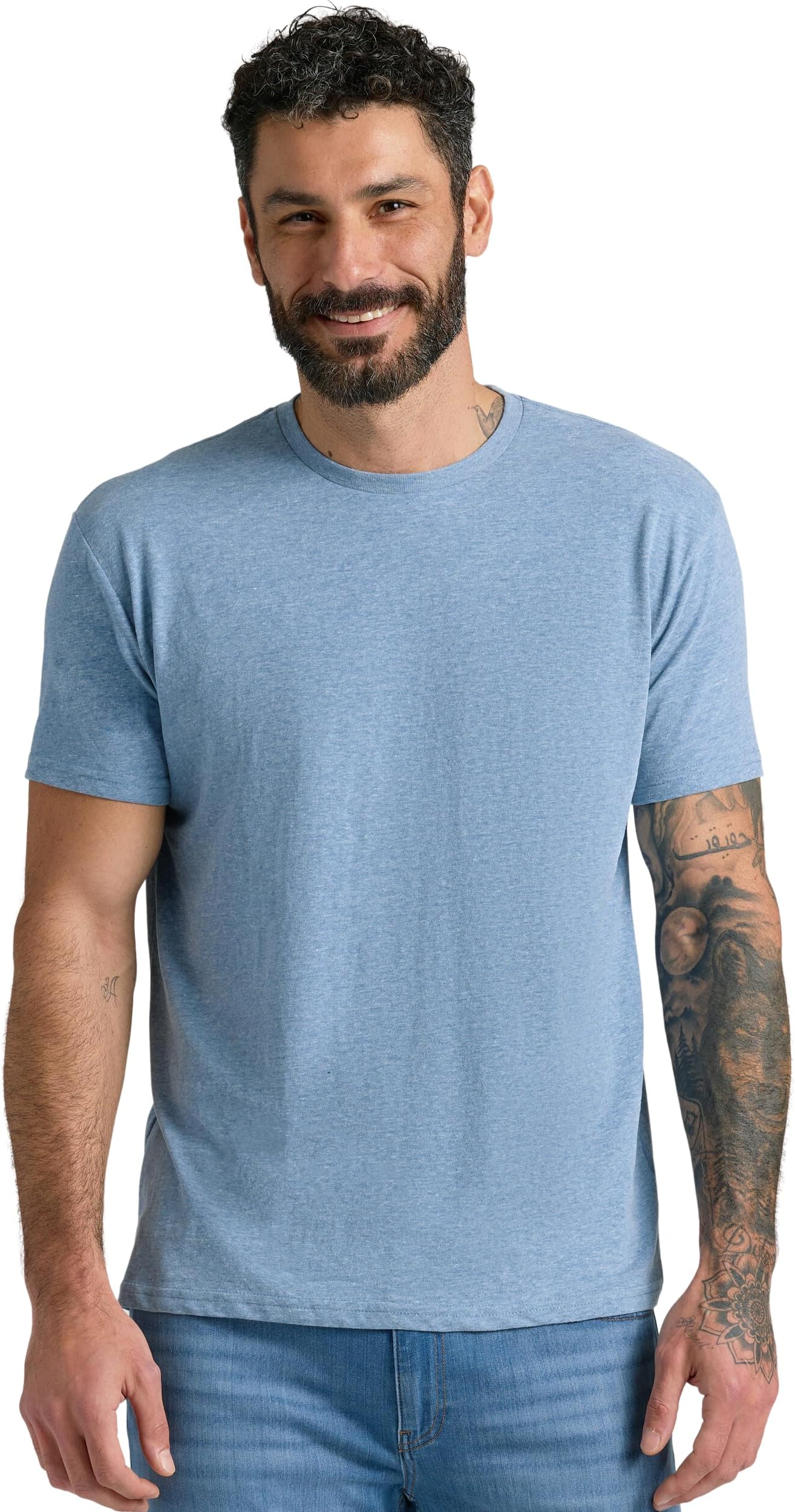 True Classic Men's T-Shirt – Short Sleeve Crew Neck T-Shirts for Men UK, Cotton Blend Men's T-Shirts, Novelty Tshirts Men UK