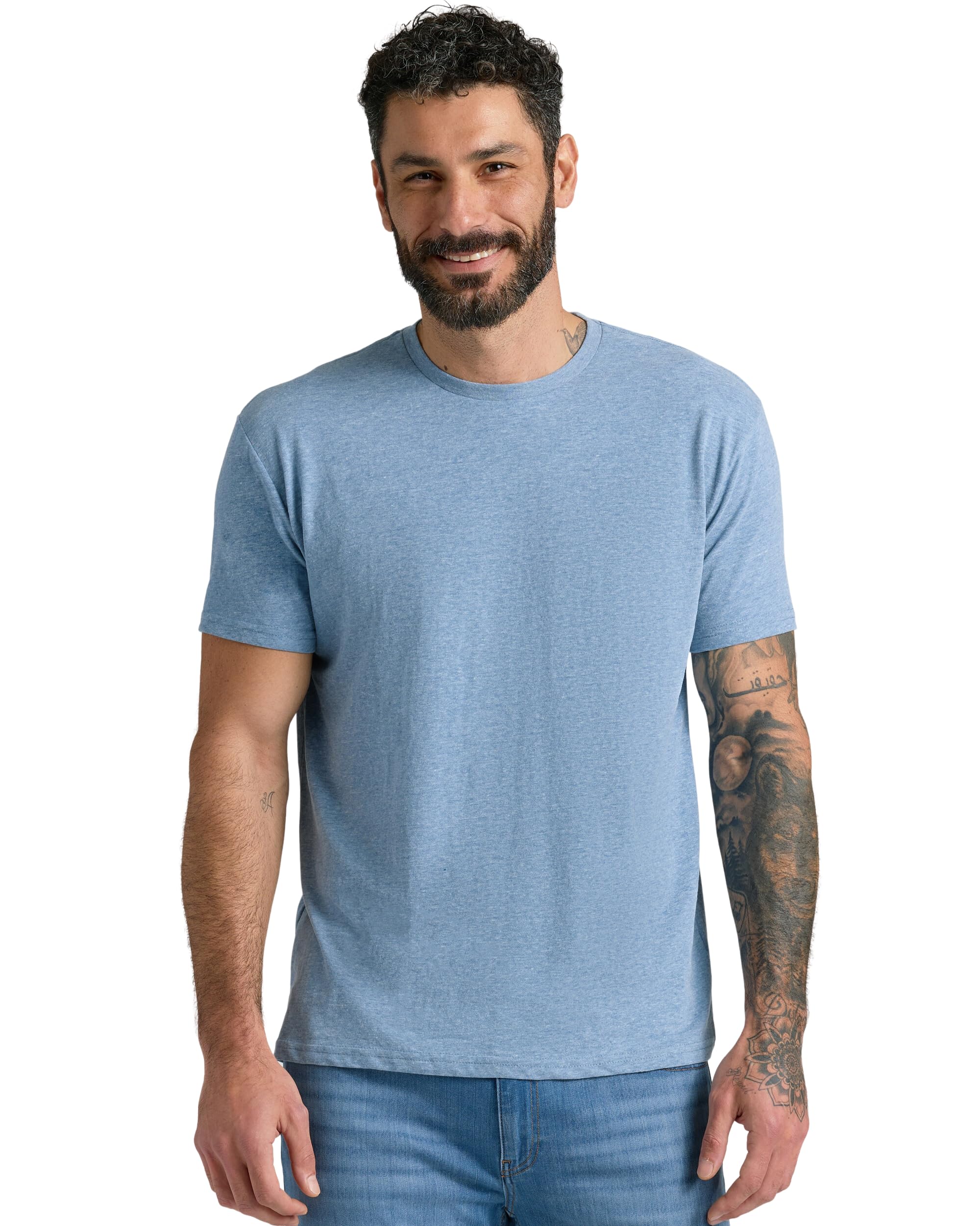 True ClassicMens T-Shirts – Short Sleeve Crew Neck T Shirts for Man, Cotton Blend Plain Novelty Men's T-Shirts