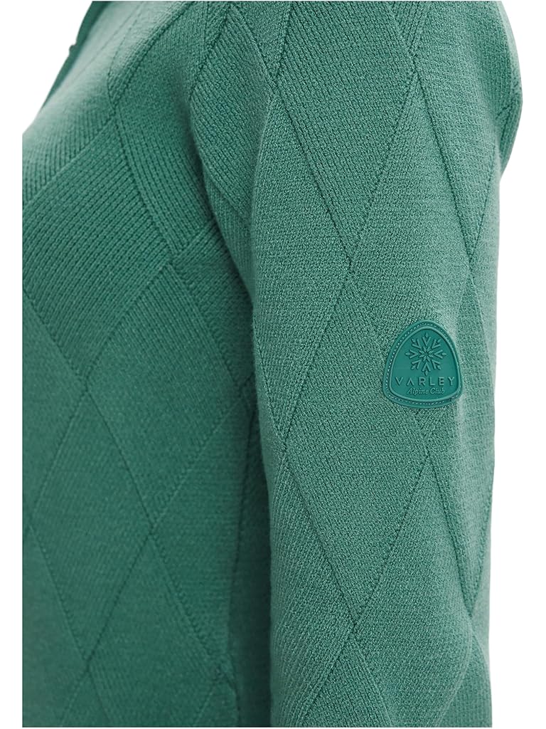 Navy Varley Lawson 1/2 Zip Knit