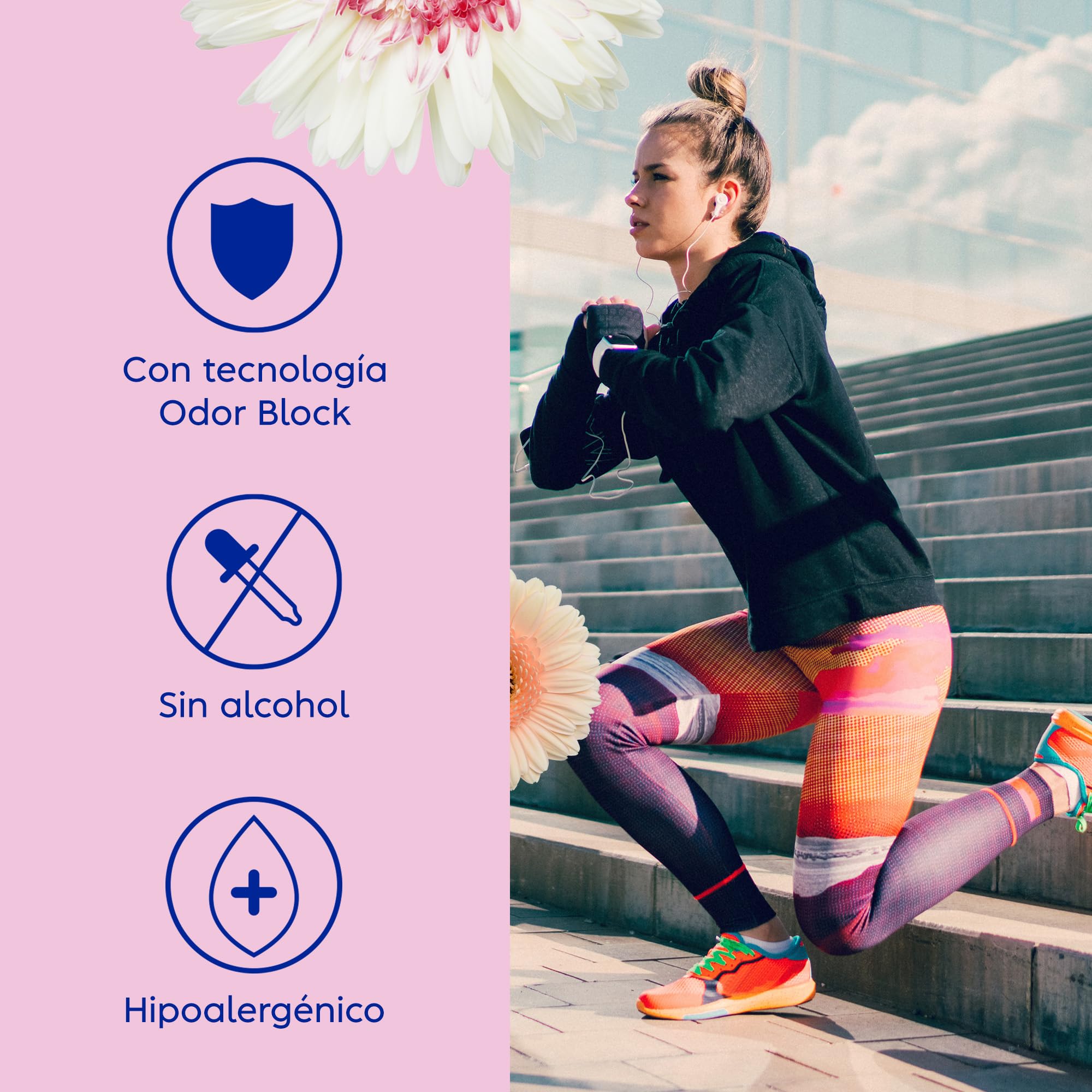 Vagisil Spray Desodorante Íntimo Femenino Odor Block, Uso Diario, Sin Alcohol, 24h De Protección Contra El Olor, Ginecológicamente testado, 125 ml — view 3