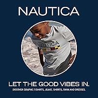 Vista 2 de Nautica Boys' Long Sleeve Graphic Crew Neck T-Shirt