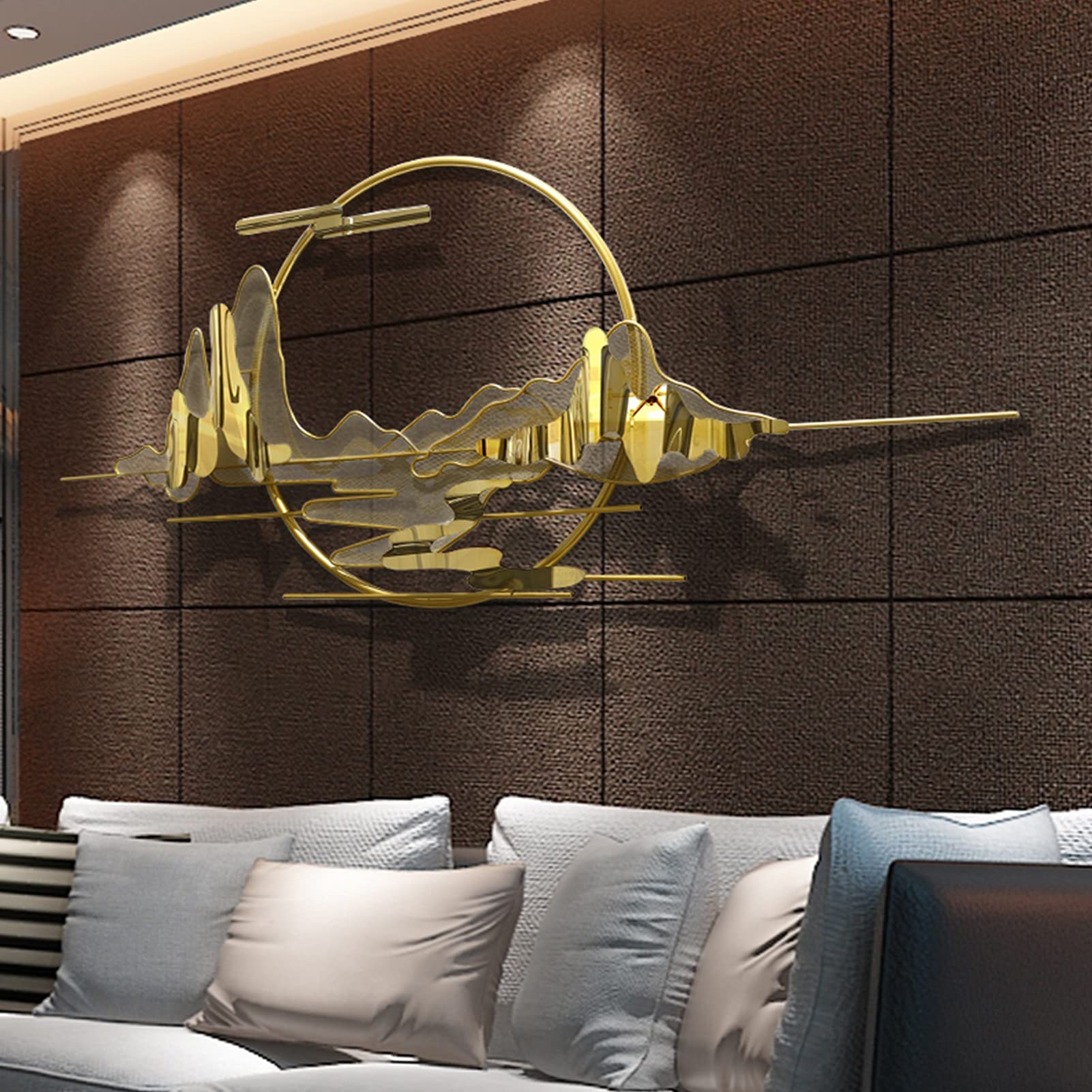 Scultura Decorazione della Parete in Metallo,Moderno Creativo Fatto A Mano Murale Decor della Parete Arte Sculture Murali Decorazioni per La Casa,per Soggiorno Camera da Letto Sala da Pranzo Ufficio