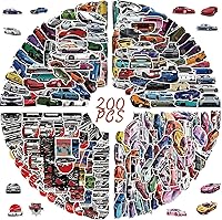 Vista 1 de 200 calcomanías JDM Racing Cars – Impermeable para laptop, botellas, monopatín, guitarra, casco