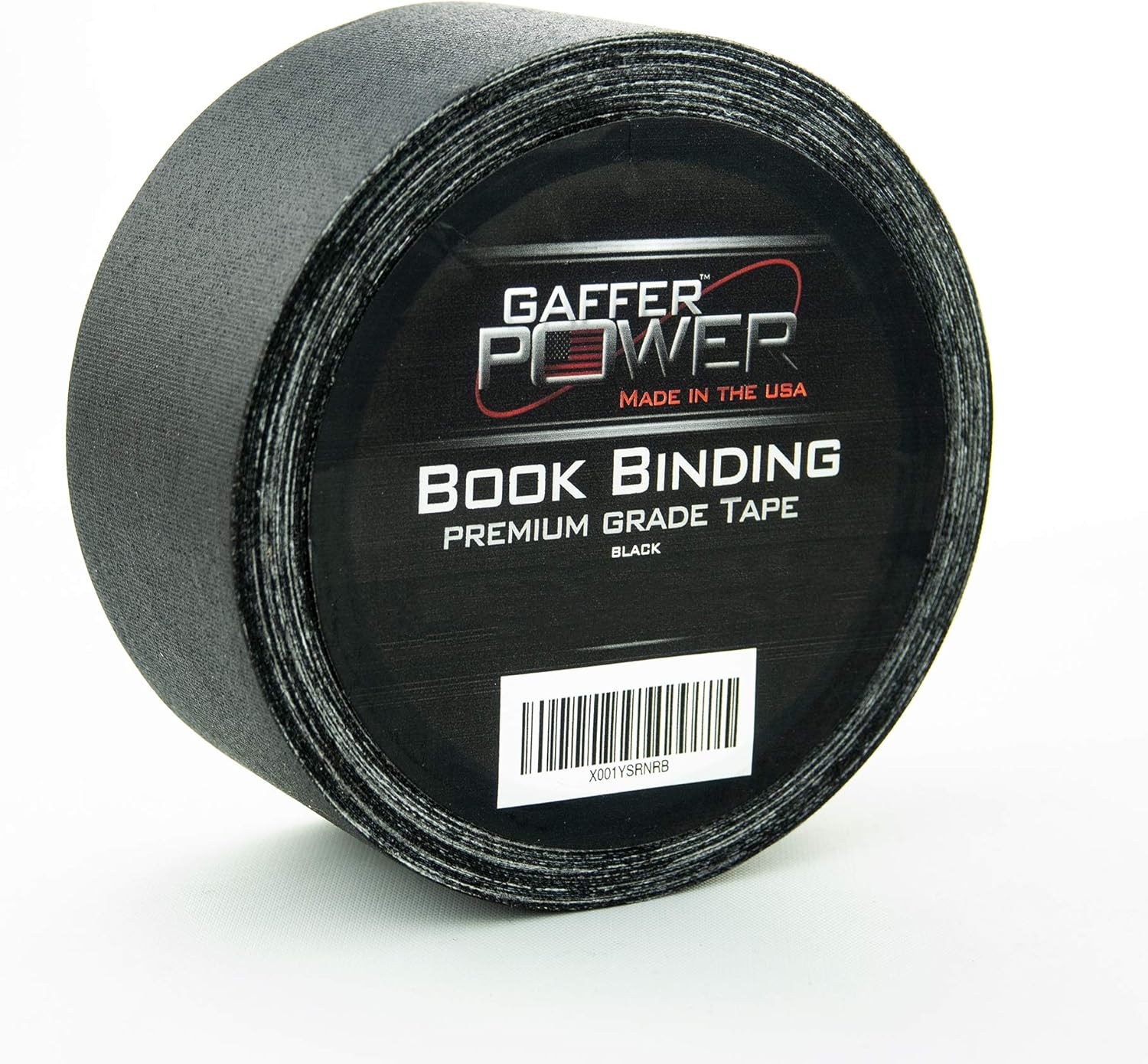 Bookbinding Tape | Cloth Book Repair Tape | Black | USA Quality | 2 in X 15 Yds | by Gaffer Power