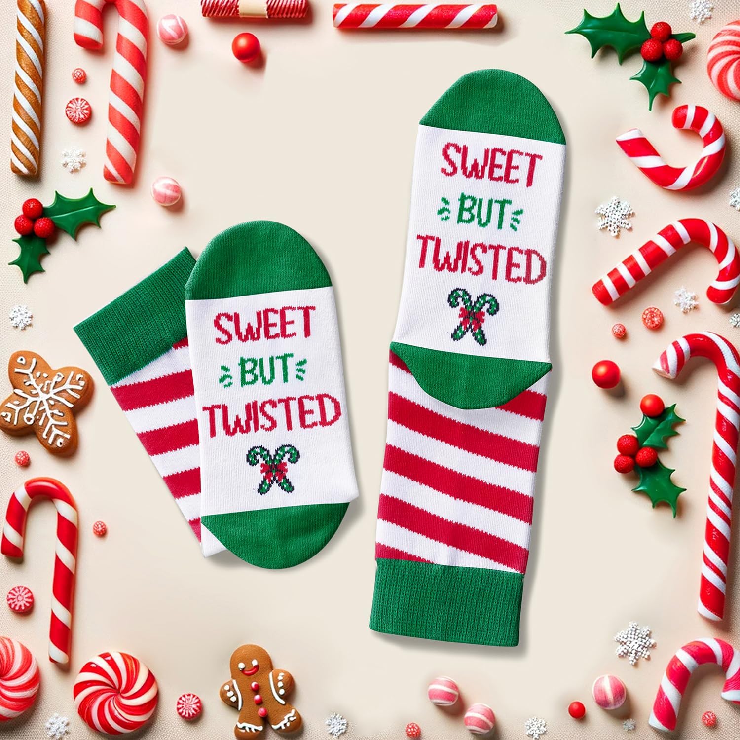 Zmart Christmas Socks for Kids - Elf Gnome Gifts Xmas Stocking for 2-12 Years Boys Girls - Image 4