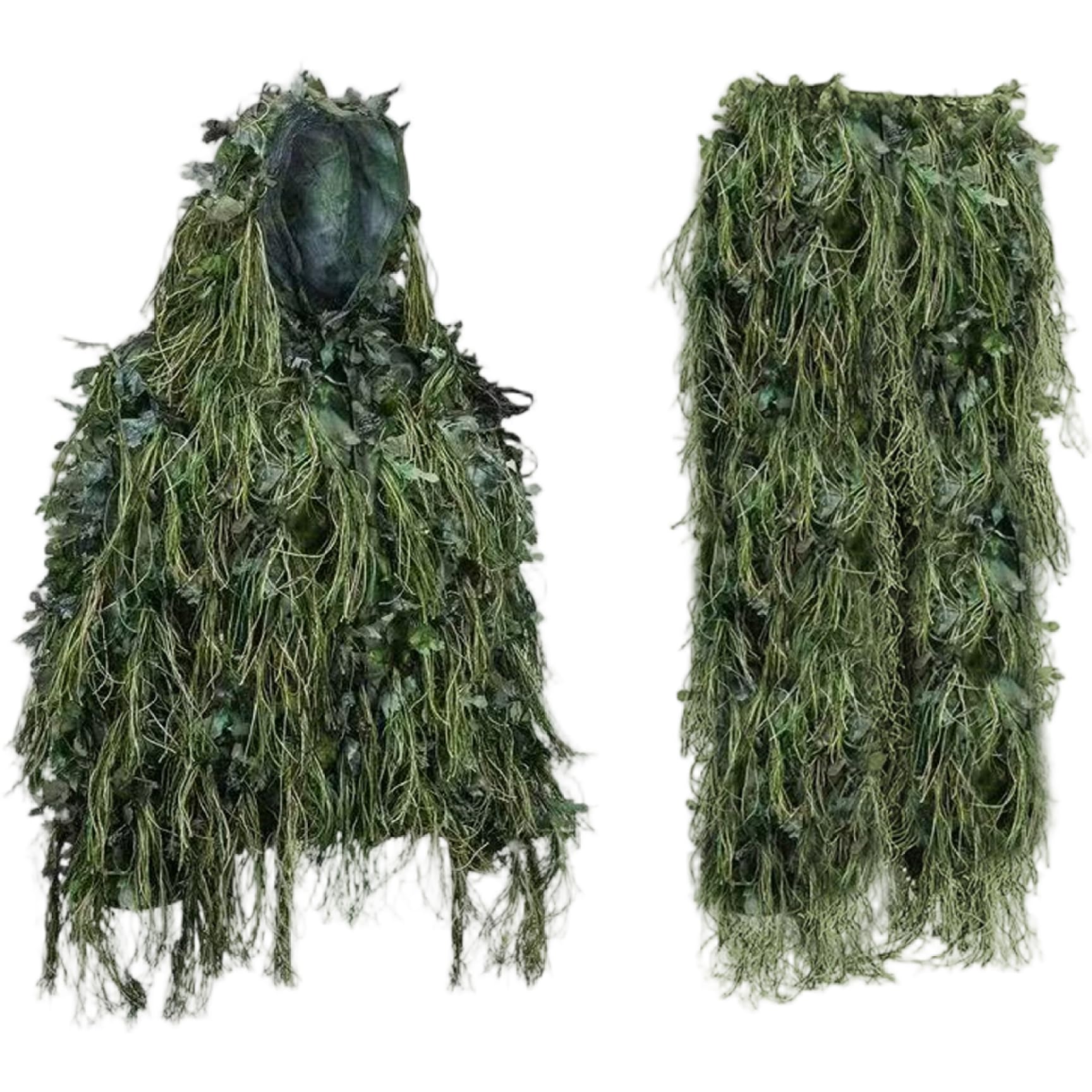 Combinaison Ghillie légère et respirante veste et pantalon camouflage camouflage 3D