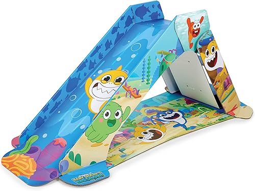 Vista 11 de WowWee Pop2Play Sunny Slide - Tobogán para niños para interiores, de cartón plegable duradero y ecológico