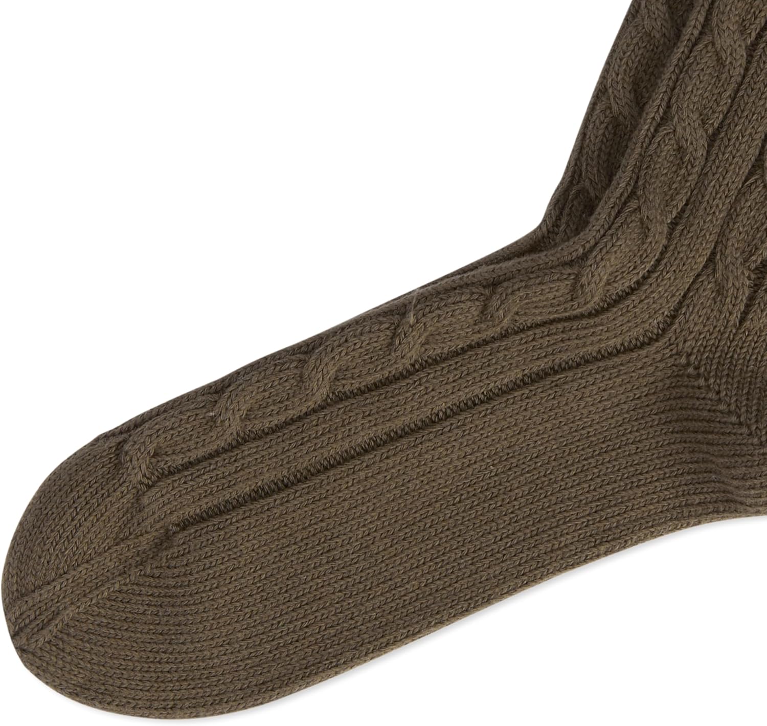 POLO RALPH LAUREN Women's Cable Solid Color Crew Socks - Image 2