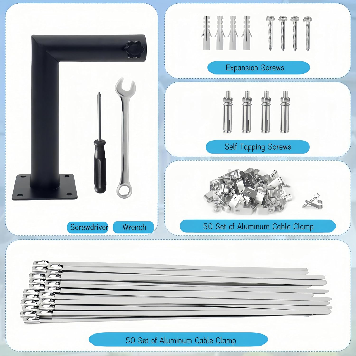 Starlink Mounting Kit,Starlink Short Wall Mount,Starlink Pole Mount,Starlink Mounting Kit for Starlink Internet Kit Satellite,Starlink Mounting Bracket,Compatible with Starlink V2