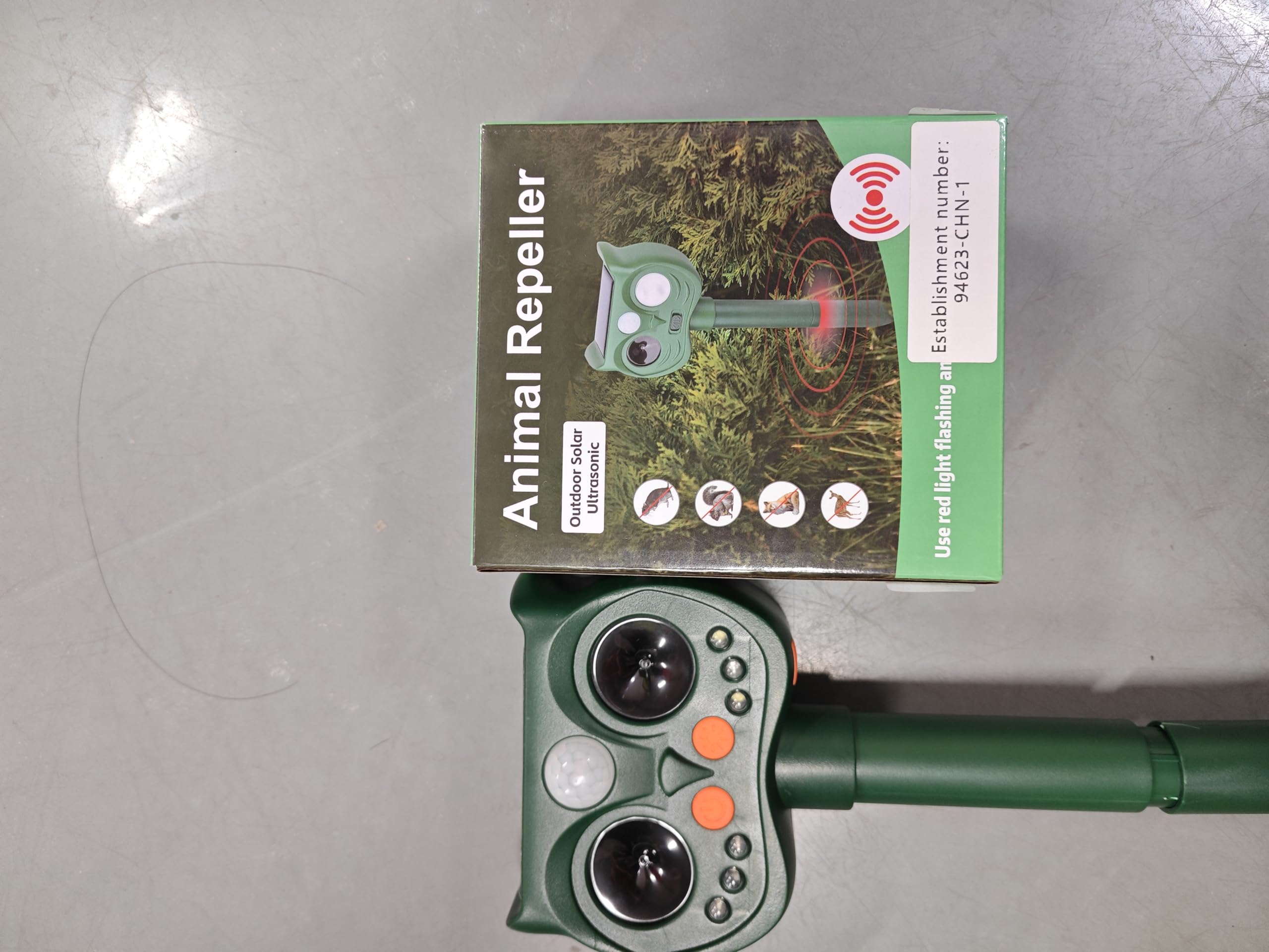 Solar Ultrasonic Animal Repellent Outdoor with Motion Detection, Flashing Light Deer Deterrent Device-image-49