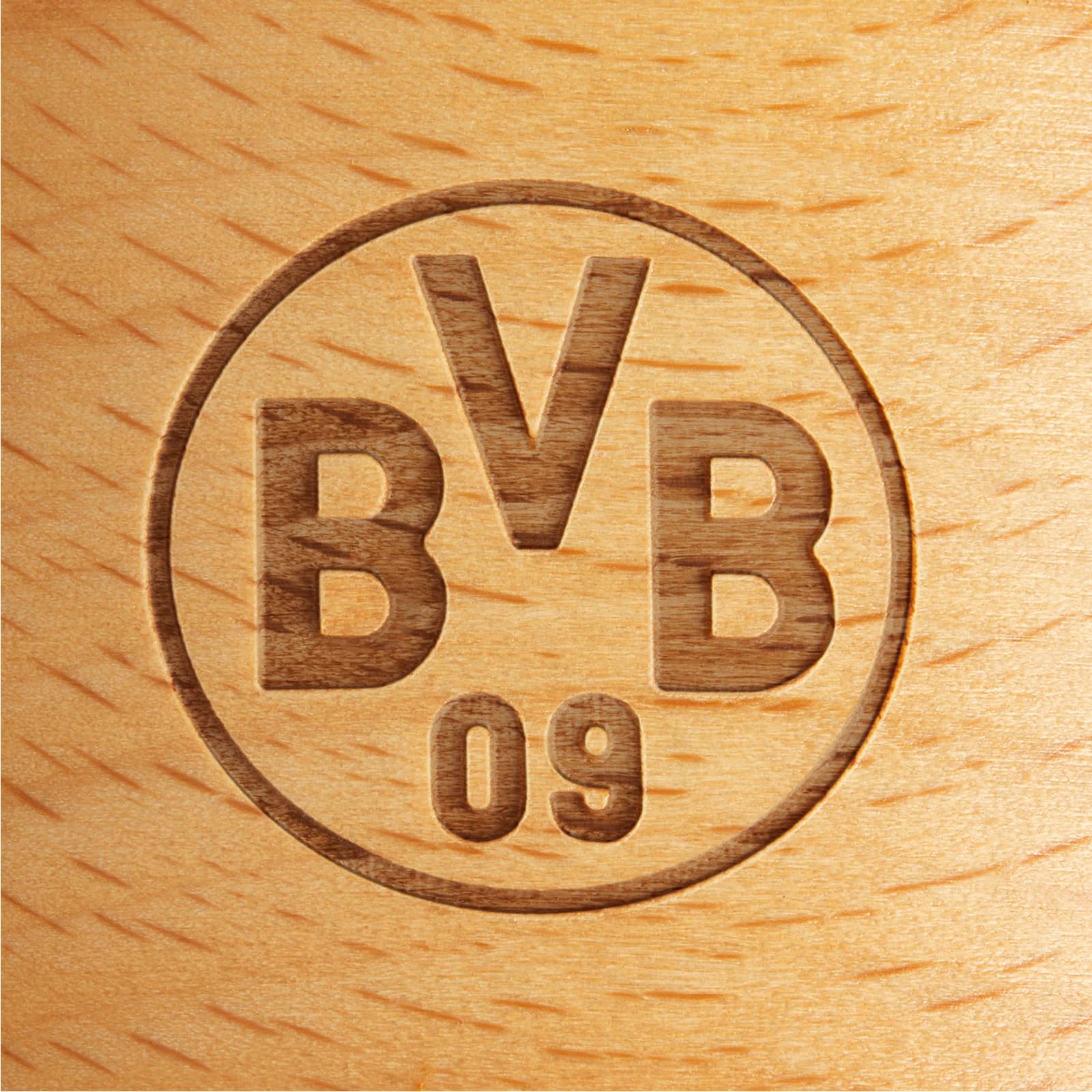 Borussia Dortmund Lampe LED BVB avec Skyline, emblème BVB et câble USB, marron