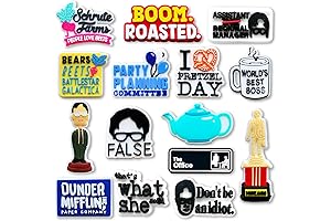 Horror Office Friend Shark Cartoon Shoe Charms for Crocs