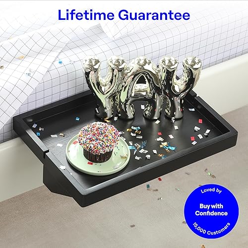 Miniatura 29 de BedShelfie Estante de noche para dormitorio, litera y litera superior, artículos esenciales para dormitorio universitario, bandeja de escritorio