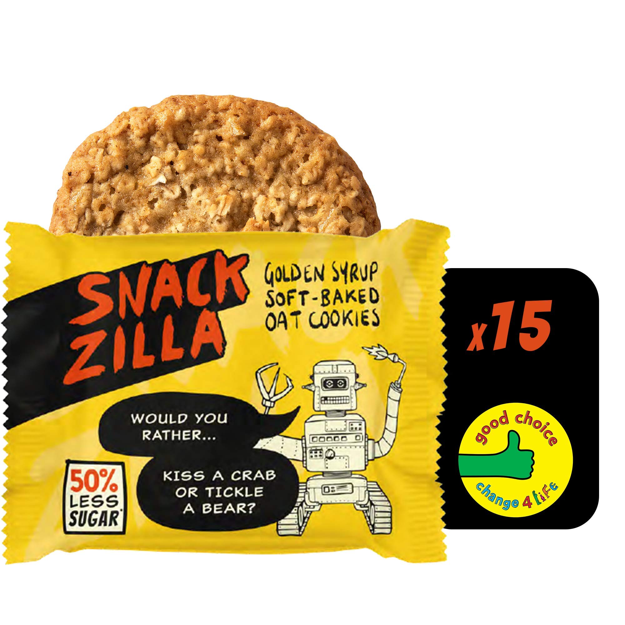Buy Healthy Kids Snacks Oat Biscuits Snackzilla 50 Less Sugar Oat
