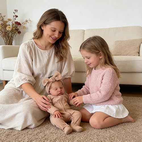 Miniatura 2 de Zero Pam Muñecas de bebé Reborn de vida real de 19 pulgadas, muñecas de bebé recién nacida realistas para niñas, muñecas de bebé que se ven reales,
