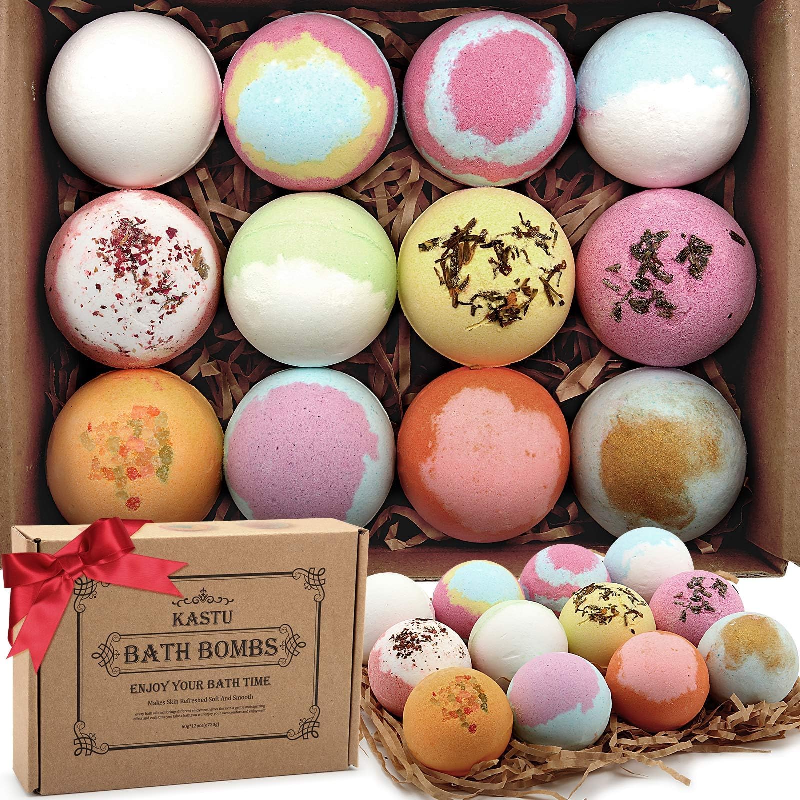 Bubbly Belle Bath Bombs XXL Gift Set, 12 Extra Large