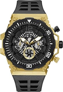 Guess 48mm Multifunction Skeletonized Watch