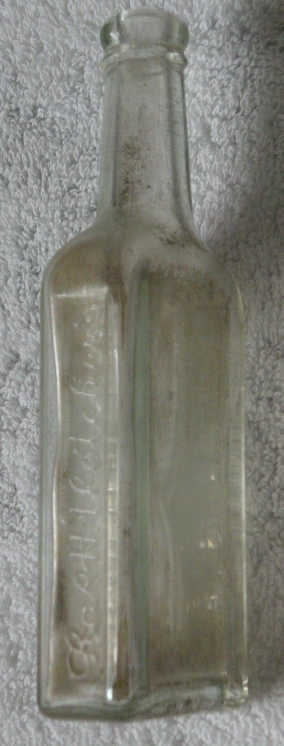 Empty Vintage Chas H Fletcher's Castoria Bottle Clear