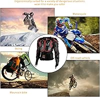 Vista 6 de RIDBIKER - Protector de blindaje desmontable, de cuerpo completo, para motocicleta, chaqueta de carreras, motocross, camisa protectora para pecho