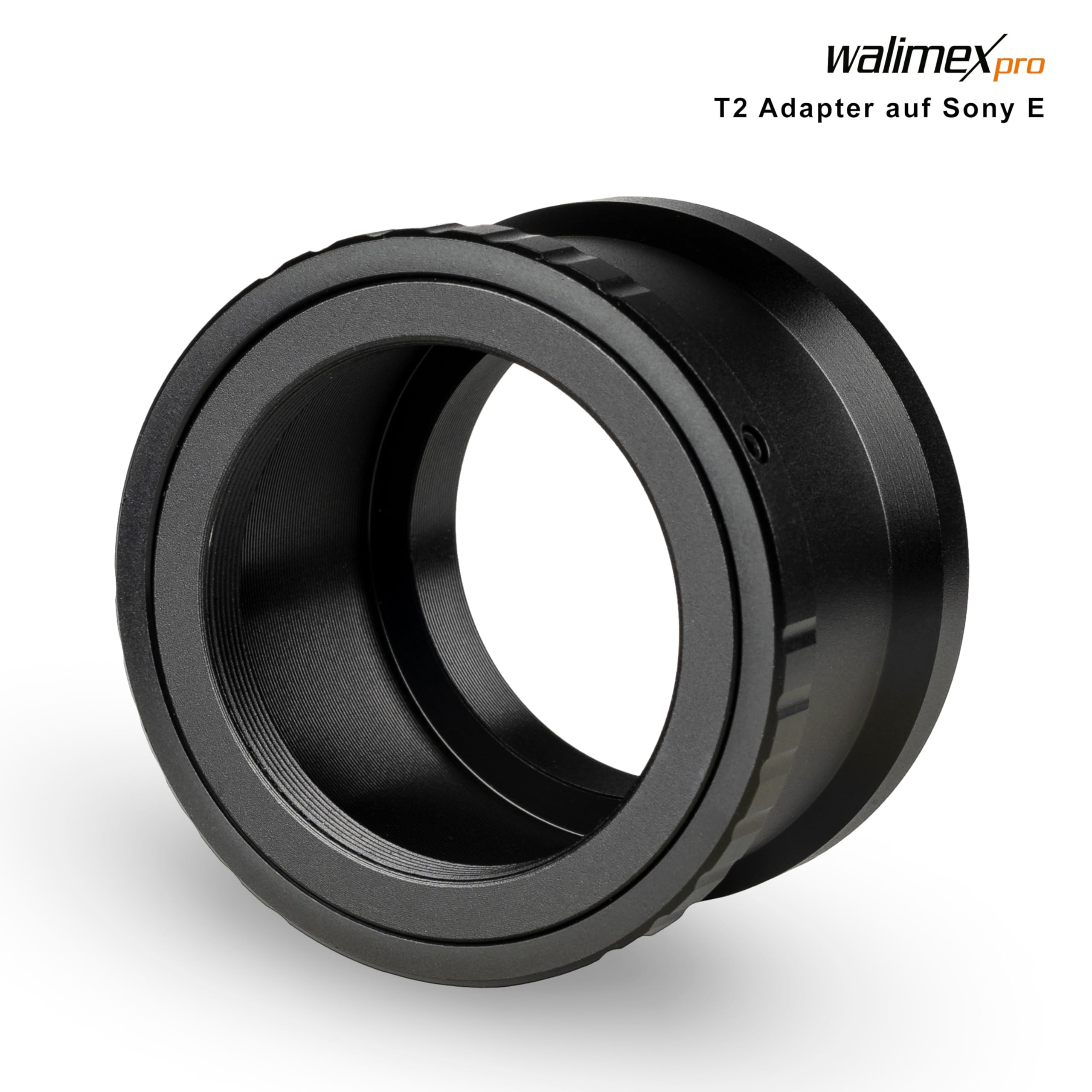 Walimex pro Spiegel Objektiv 800/8,0 DSLR kompatibel mit Sony E – Länge 131mm – für 800mm Brennweite – Vollformat/APS-C Sensor – für Reise Natur Tiere – K-Mount T2-Adapter – 3,5m Naheinstellgrenze