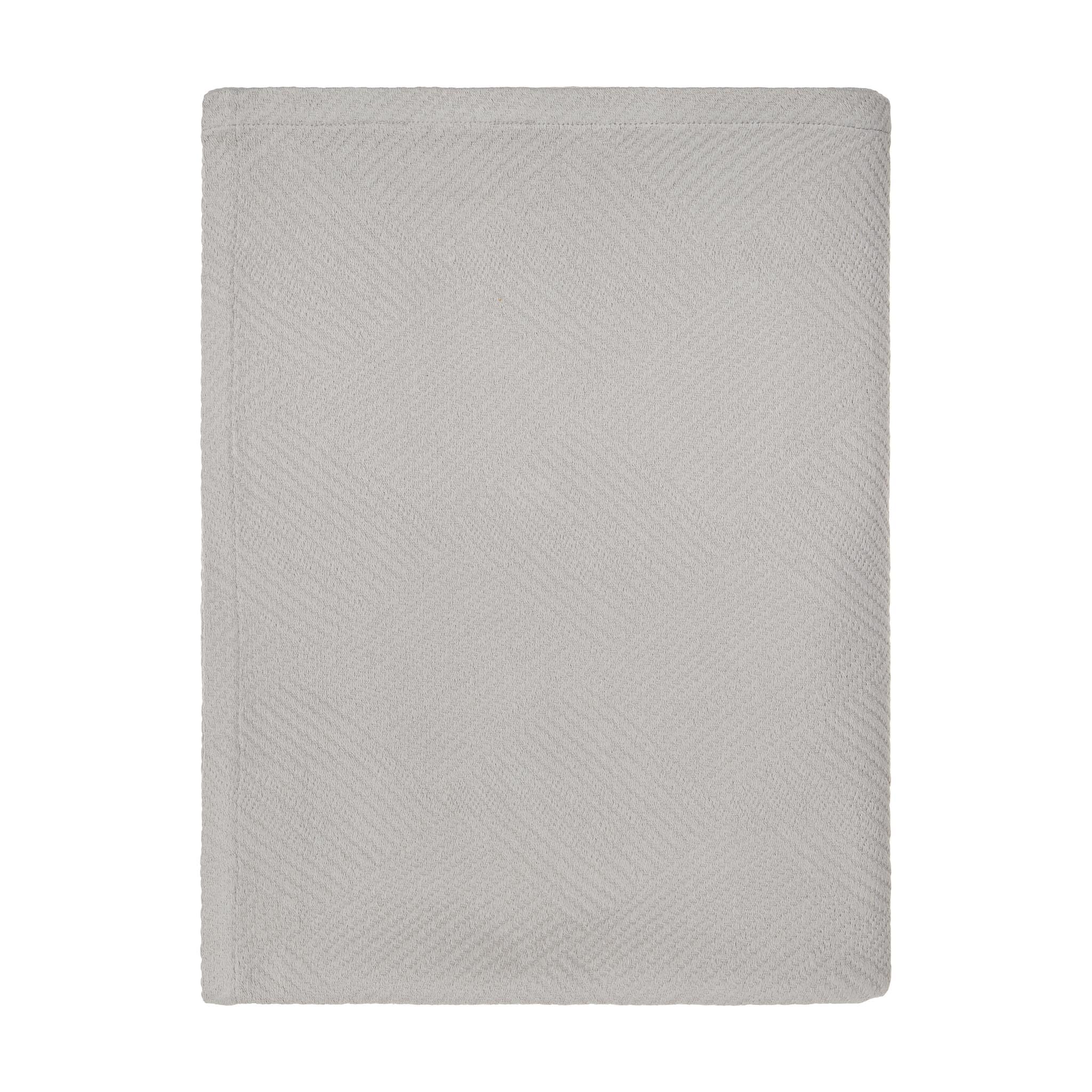 URBANARA Eviera Tagesdecke 200x220 cm I 100% Baumwolle (BCI) Made in Portugal Weich & Atmungsaktiv I Sofa Bett-Überwurf Couchdecke Wohndecke Kuscheldecke Plaid Bedspread Oeko Tex 100 I Creme