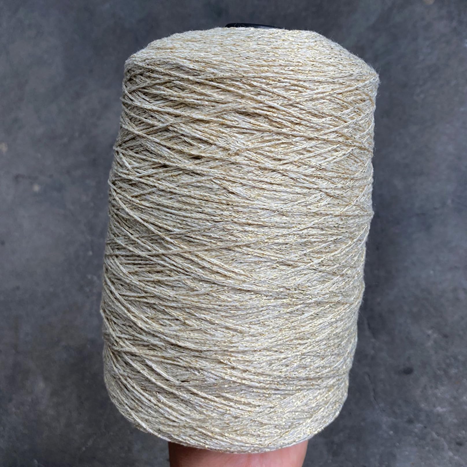 Przędza szydełkowa przędza na szydełku bawełna, kłębek lnu 500g włóczka na szydełku nici do robienia na drutach przędza metalizowana igła DIY akcesoria rzemieślnicze tkana torba na kapelusz do szydełk