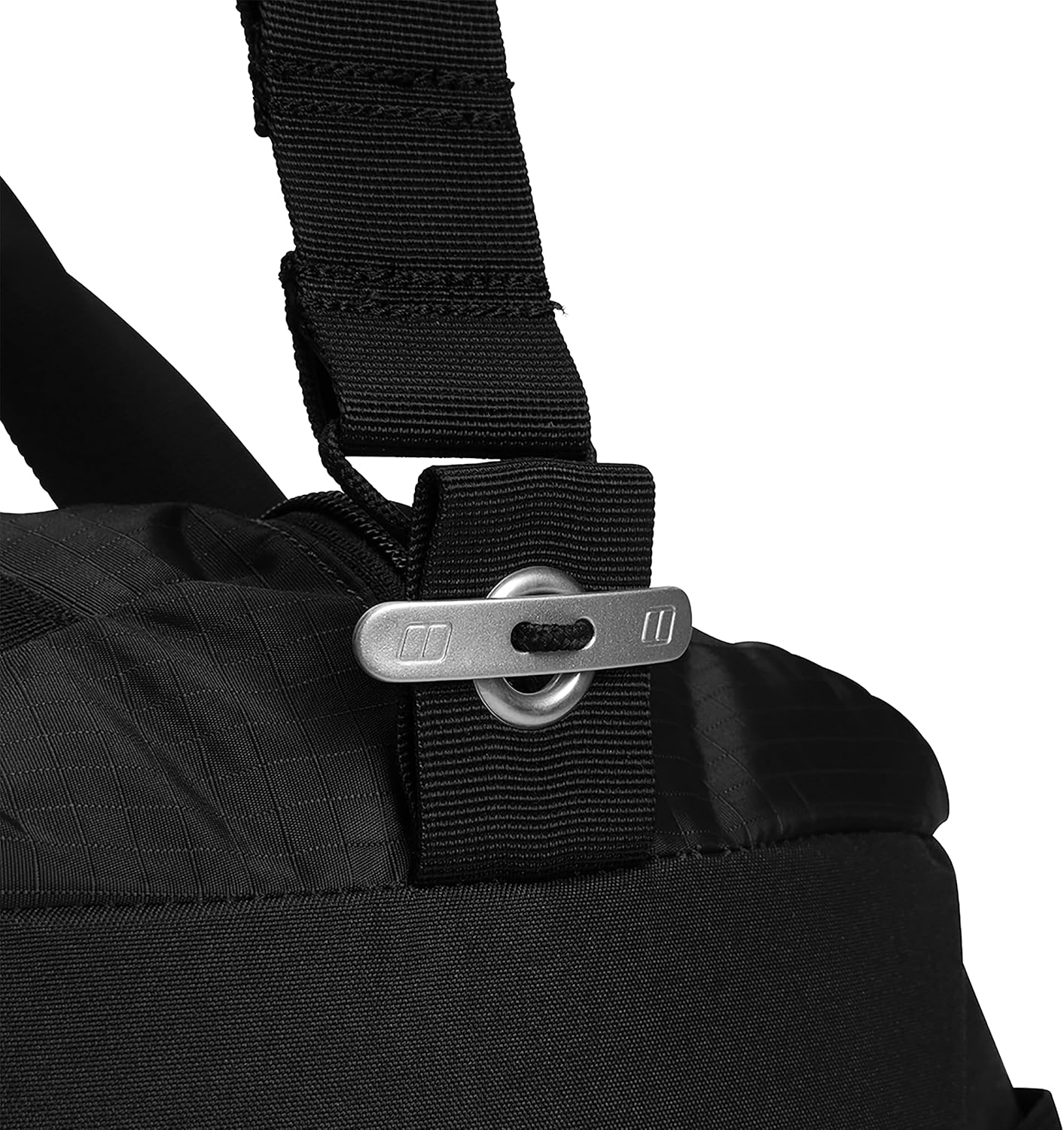 Berghaus Unisex Carry All Mule Holdall Duffel Bag | Compact and Lightweight | Detachable Shoulder Stap, Black/Black, ONESZ