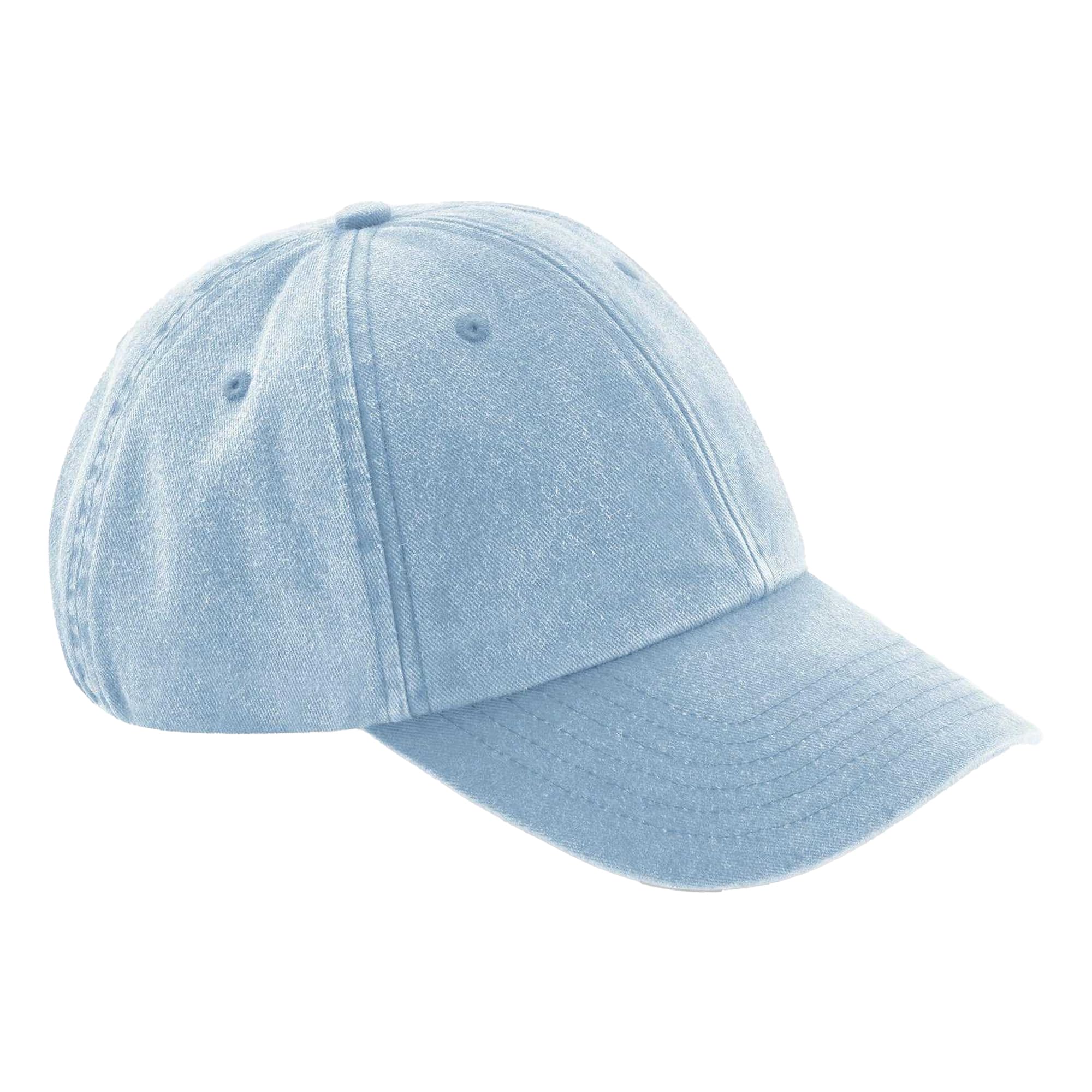 Beechfield Junior Low Profile Vintage Cap - Vintage Light Blue