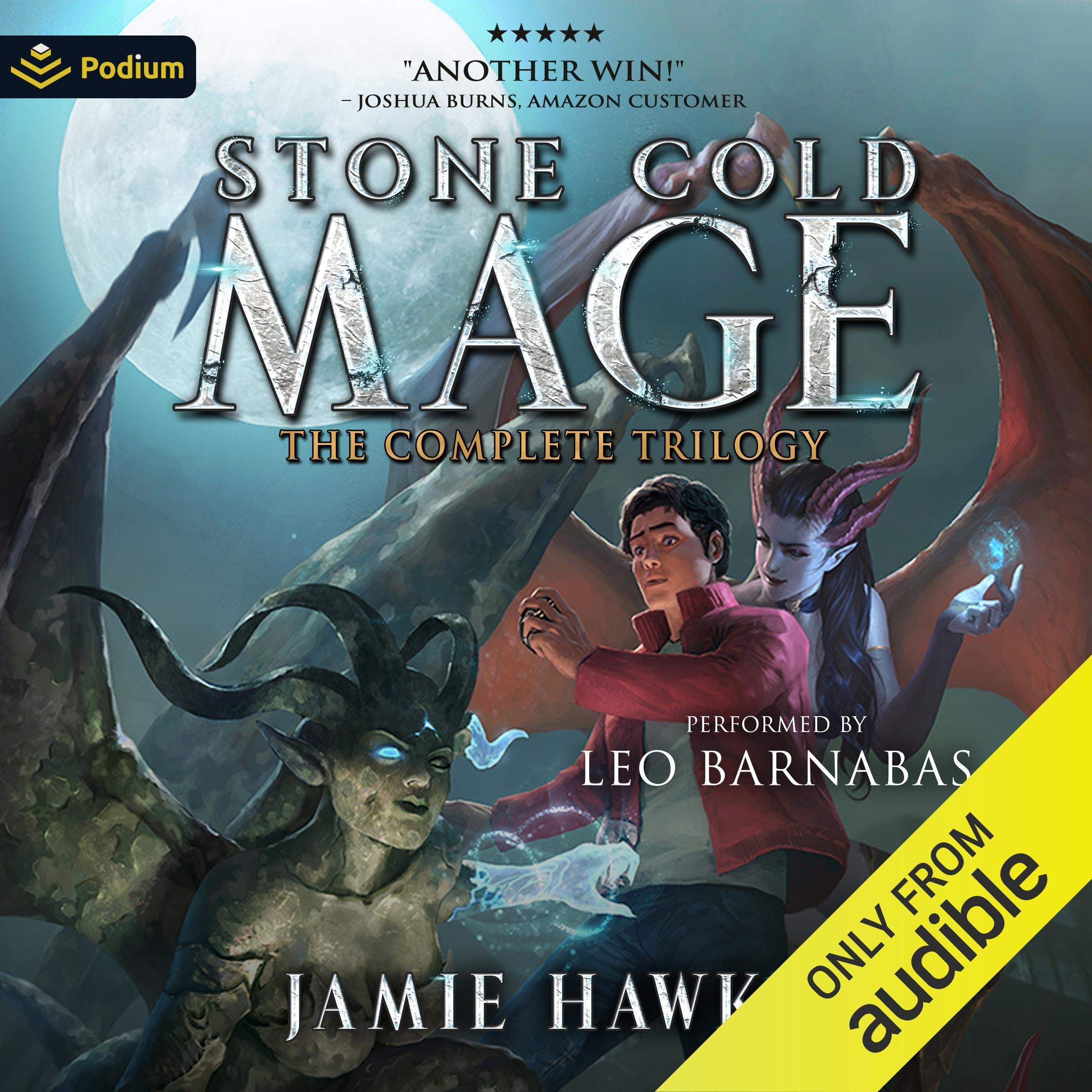Cover art for Stone Cold Mage: The Complete Trilogy