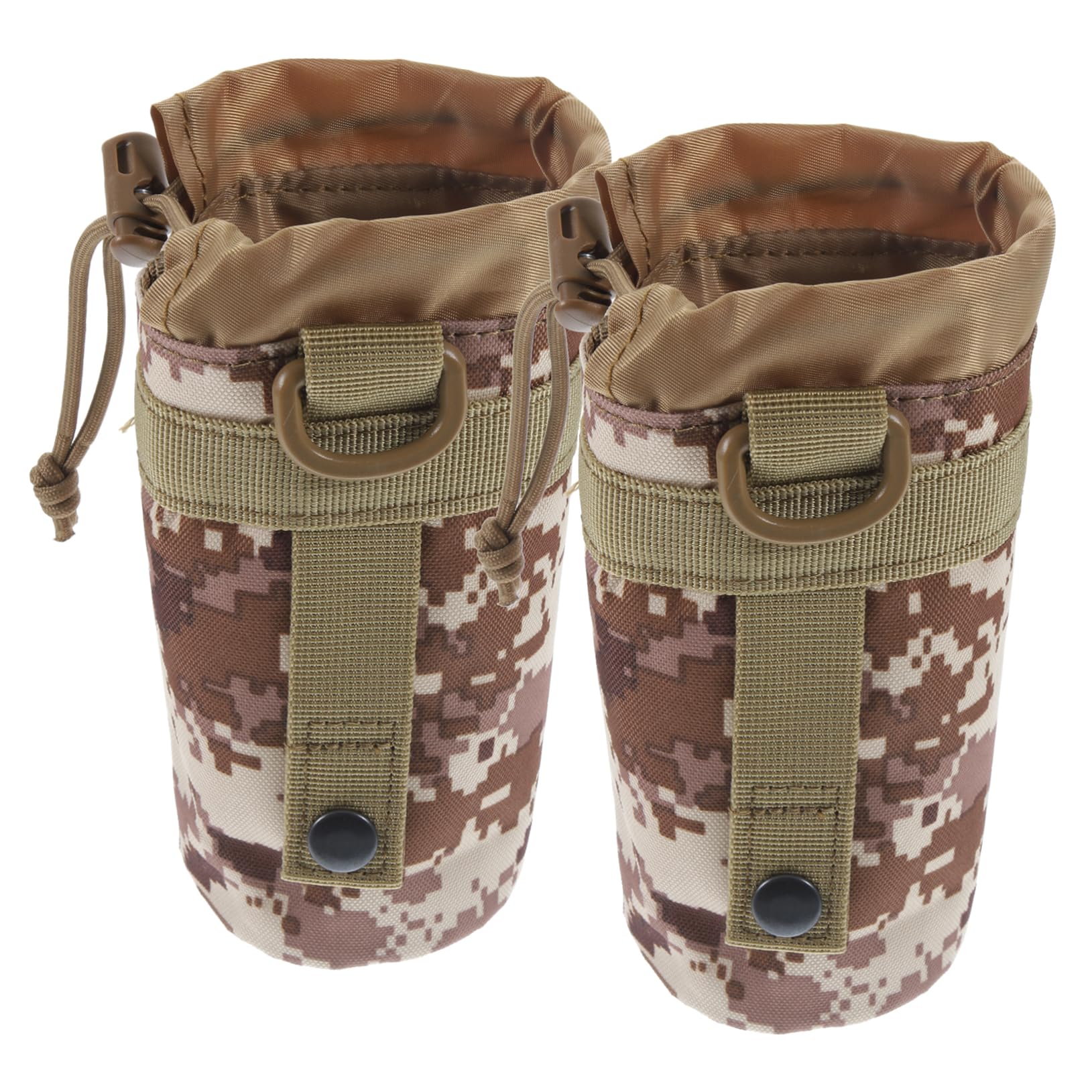 TOYANDONA Tarnwasserflaschenbeutel Wanderung Tarnung Flaschenhalter Camping Wasserbecher Tasche Wasserbehälter Zum Wandern Wasserflaschenbeutel Zum Wandern Nylon