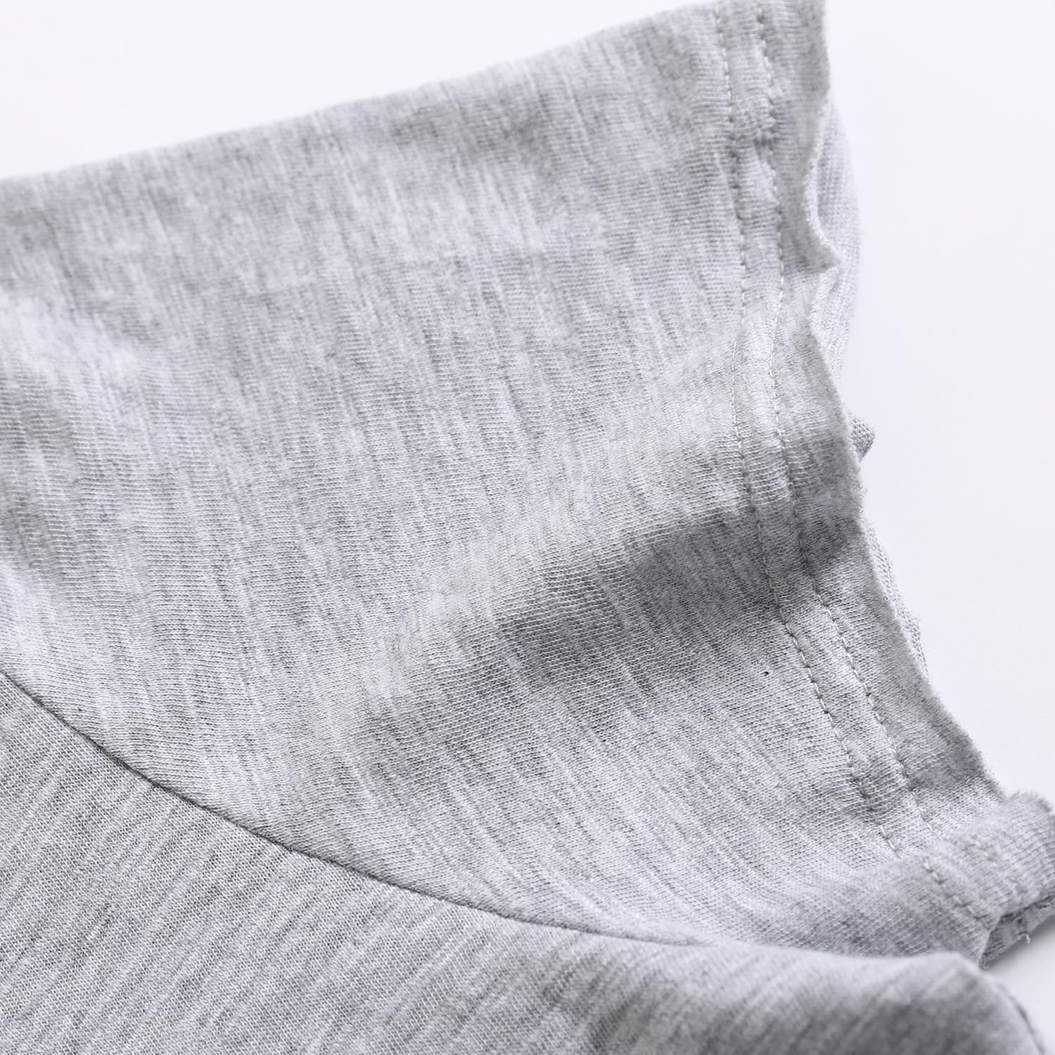 Inadays Womens Slub Cotton T Shirts Short Sleeve V-Neck Raw Hem Summer Tops Loose Fit Tee Basic Clothes Fashion Outfits - Image 6