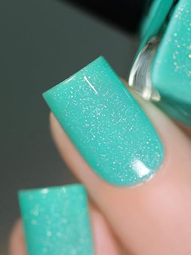 Miniatura 5 de ILNP Riding Waves - Esmalte de uñas holográfico Vivid Mint