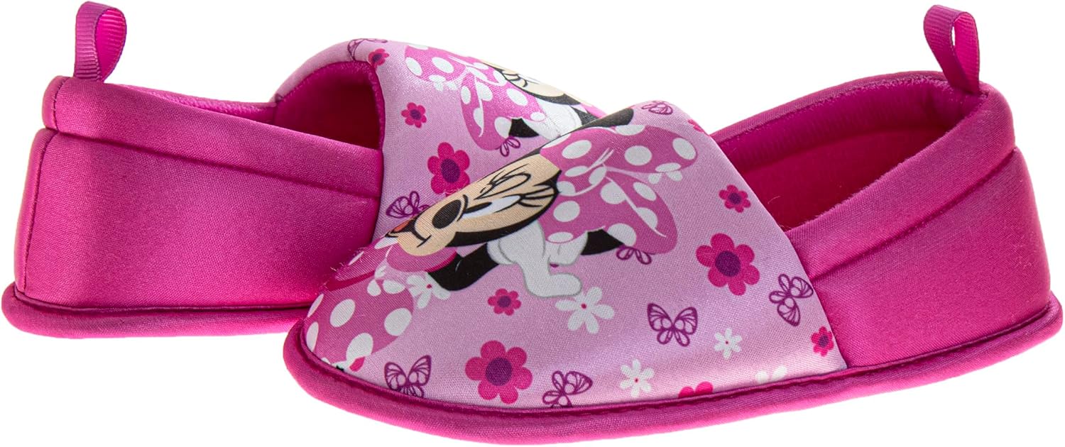 Josmo Girl Slippers - SweetHearts Minnie Mouse Moana Dora the Explorer Gabby's Dollhouse Frozen Winnie Pooh Paw Patrol Lilo and Stitch (Sizes: 3-4 Infants / 5-10 Toddlers / 11-12 Little Kids) - Image 4