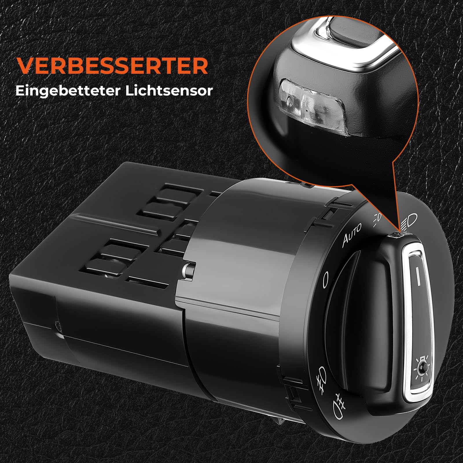 Interruttore per fari con aggiornamento integrato sul modulo sensore di luce per VW Golf 4 Bora Jetta Passat POLO, interruttore automatico della luce 1C0941531A