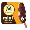 Magnum Mini Ice Cream Bars 6 Count Double Caramel for an Indulgent Ice Cream Made with Premium Milk Chocolate, 44% Cacao 11.1 oz