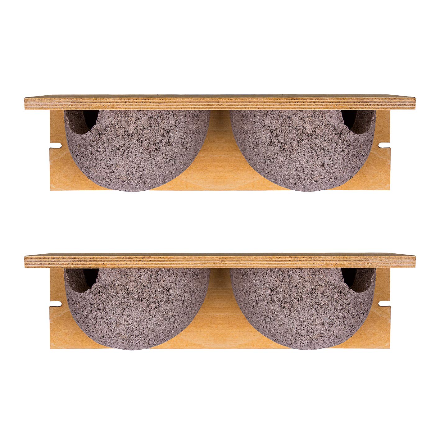 BigDean 2 Stück Schwalbennistkasten Doppelnest Schwalbennest Mehlschwalbennest Nistkasten Nisthilfe Schwalben Holzbeton