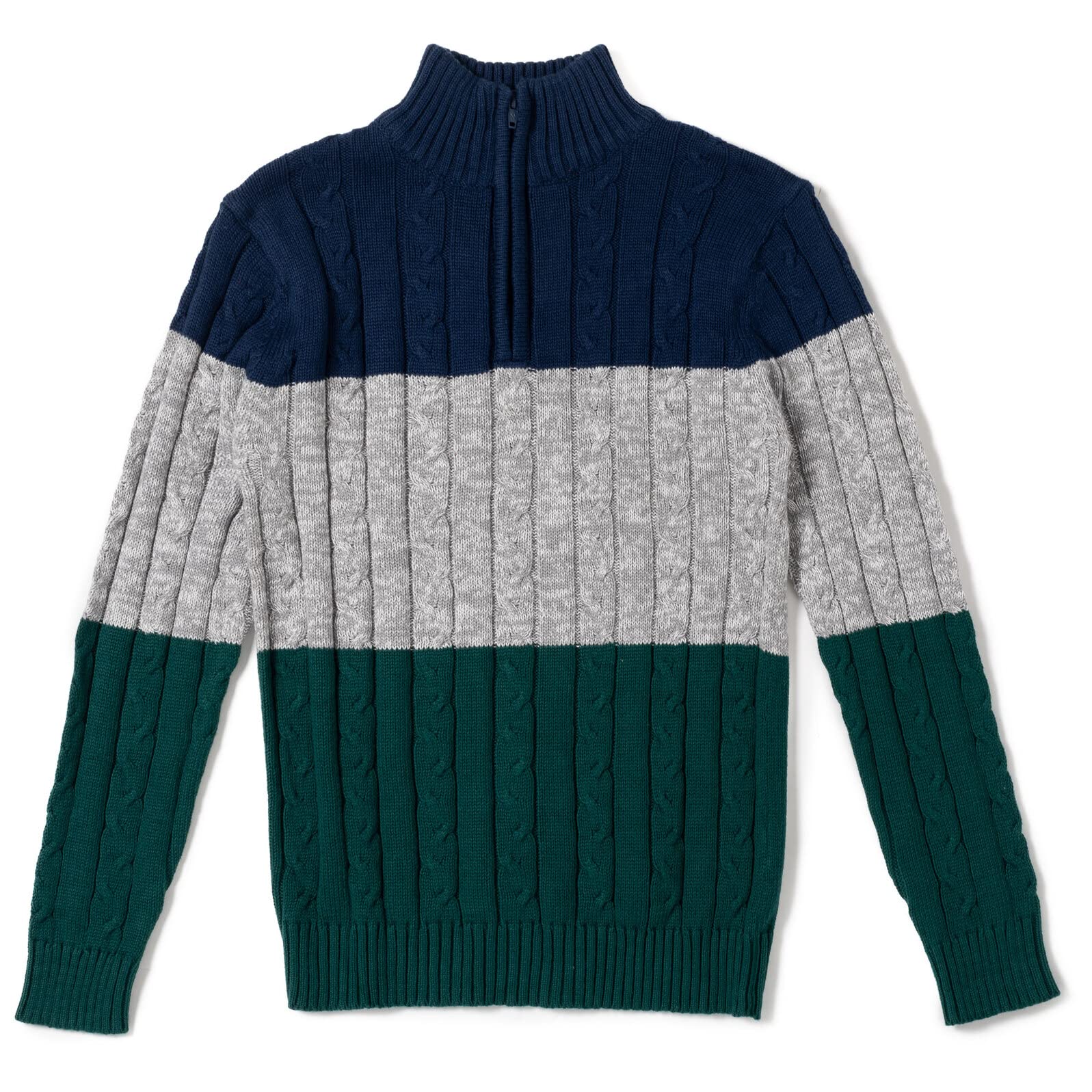 Half Zip Long Sleeve Sweater Toddler to Big Kid