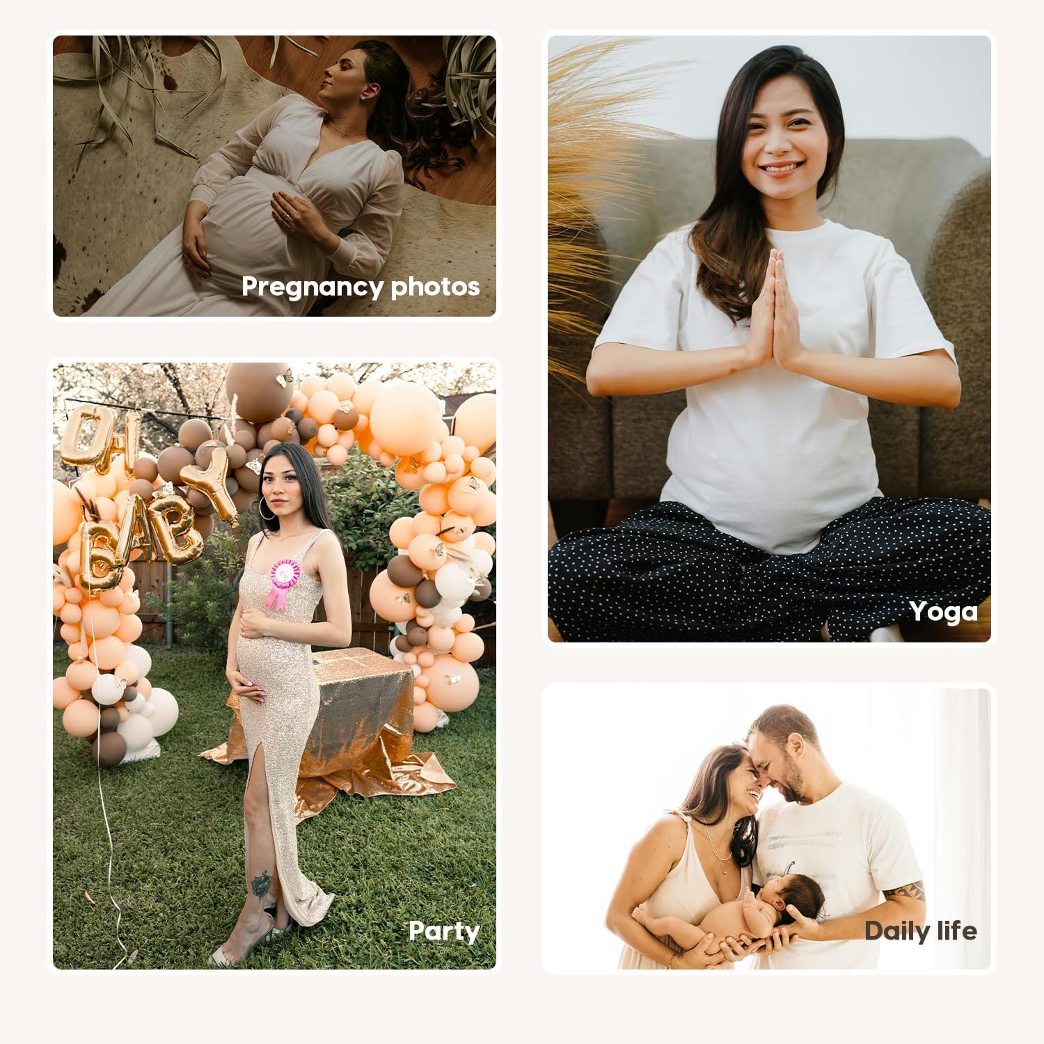 Seamless Maternity Shapewear Over Belly Support Thong High Waist Underwear Panties for Pregnancy - Image 2