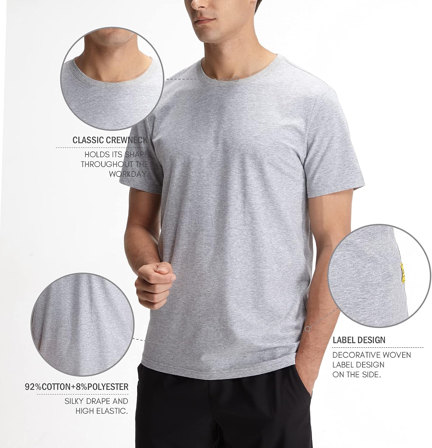 Sports \u0026 Fitness Mens T-Shirts Short 