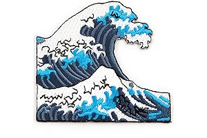 Dynamic Wave Crown Embroidered Patch for Flawless 360 Waves